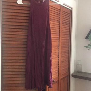 Maroon jumpsuit